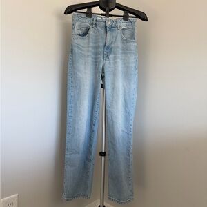 Denim Bershka | Jeans | Bershka The Baggy Light Wash Straight Leg Jeans